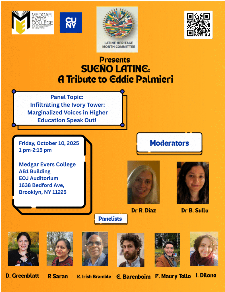 This panel will focus on issue of Diversity, Equity & Inclusion for Marginalized higher education faculty from all backgrounds. this will be a spirited discussion involving current issue in the socio-political arena and how they impact the work we do as educators and scholars.